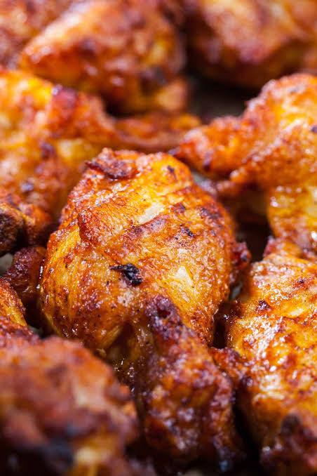 Double smoked BBQ chicken wings 1kg